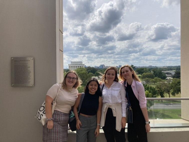 Caitlin and other students from the Washington Semester Program at the United States Institute for Peace. Photo courtesy Caitlin Marsch.