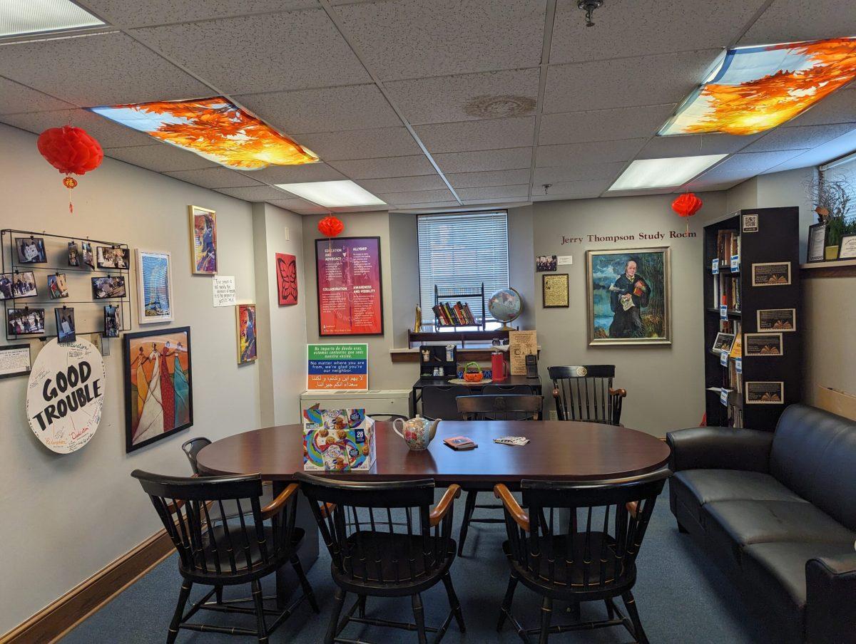 The revamped Jerry Thompson Study Room in the CDI. Photo courtesy of Caitlin Marsch