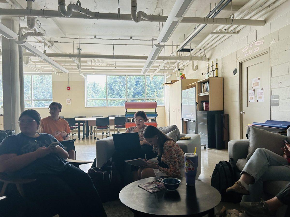 Students from all grade levels meet in SAO to discuss the events of Homecoming Week. Photo Courtesy of Emma Johnson.