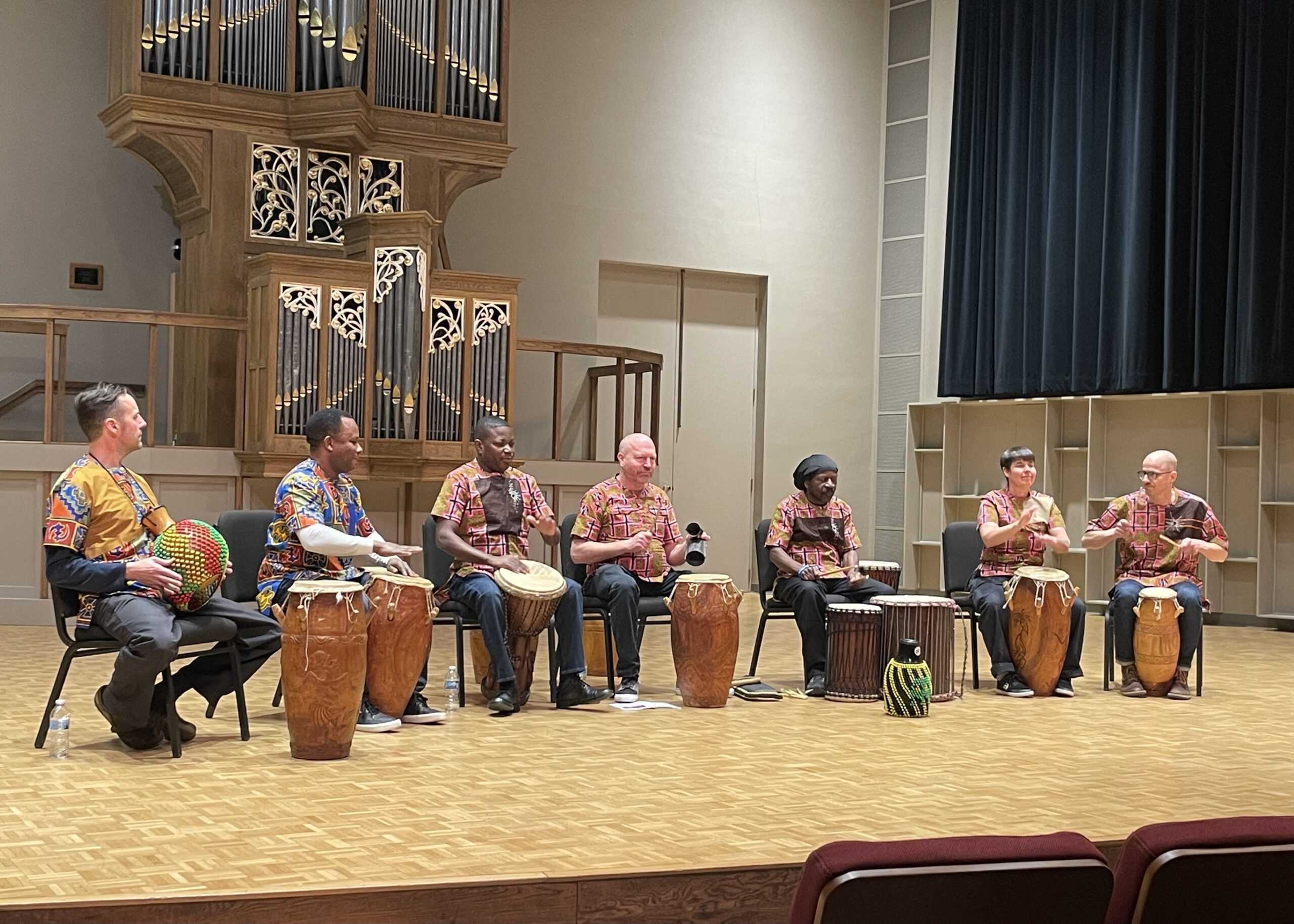 Atimevu Drum and Dance Ensemble Performs Traditional Music from Ghana at Ripon College