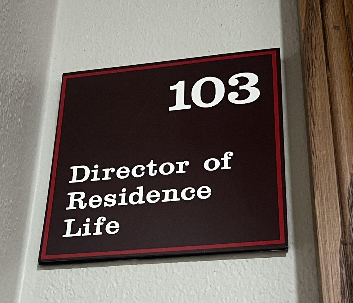 Nicklaus, in his 9th year at Ripon as Director of Reslife, 