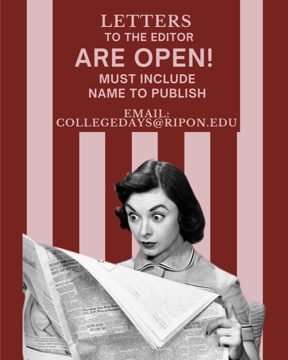 After several years, the Letter to the Editor feature will be back at the College Days. 